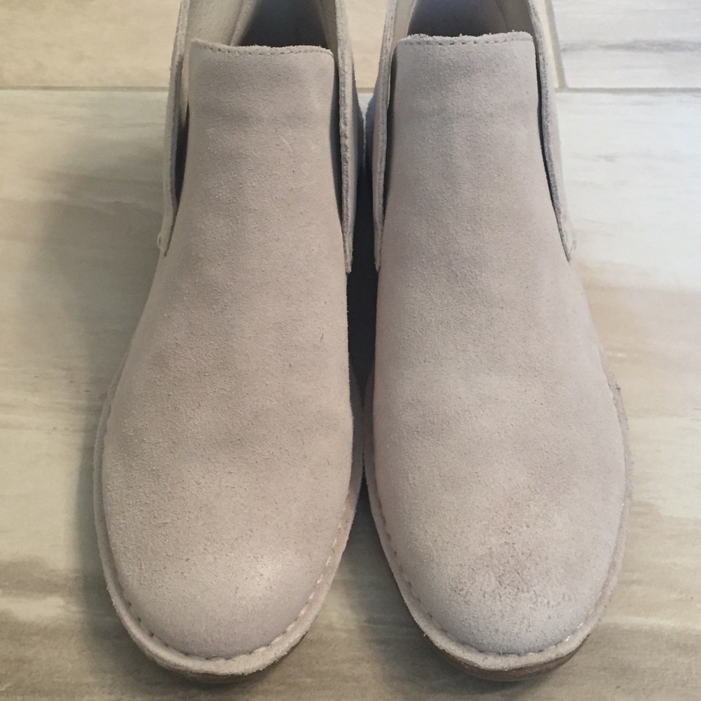 Dolce Vita Gray Suede Boots - Picture 2 of 5